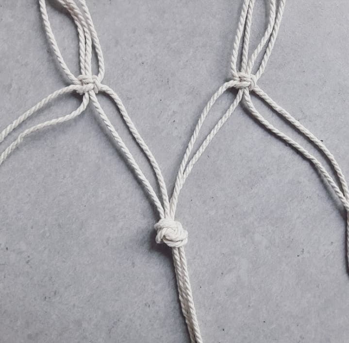tuto diy comment faire suspension macrame plante