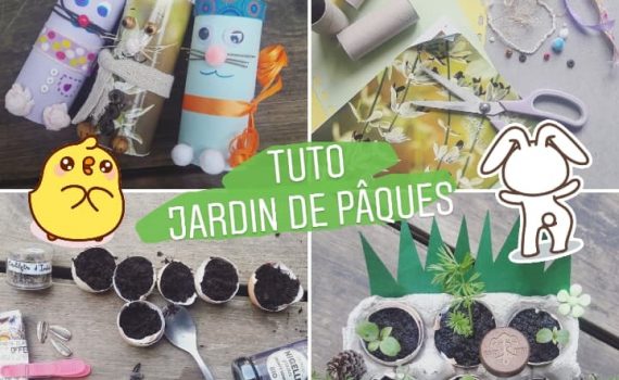 tuto diy paques recuperation recup fait maison facile enfants jardin jardinage semis coquilles d'oeufs