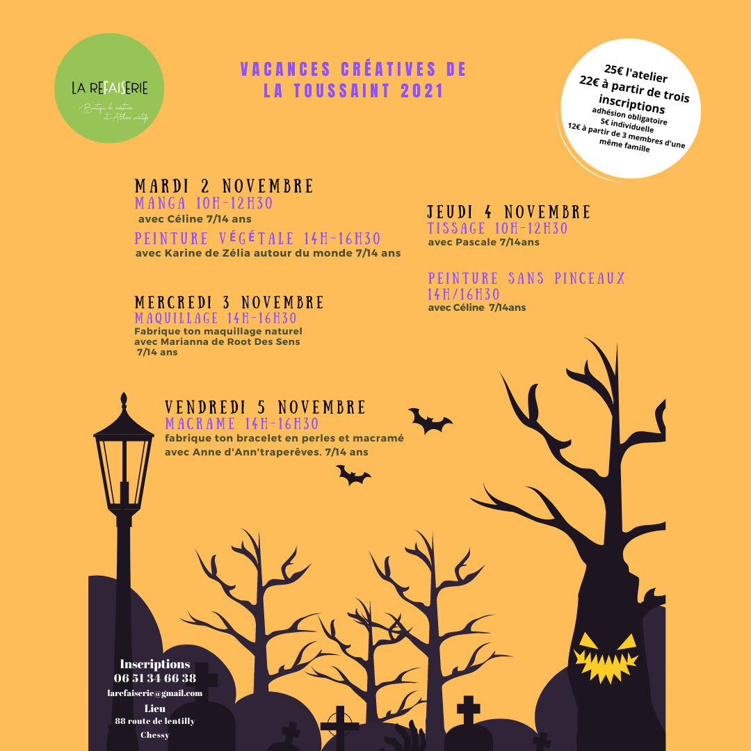 2021-10 Ateliers enfants vacances Toussaint 2