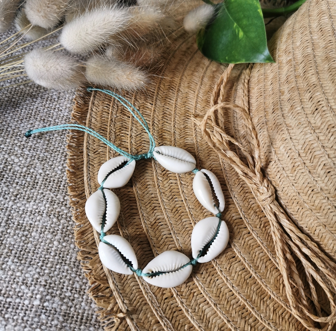 bijoux artisanaux bohemes naturels coquillages cauris plage