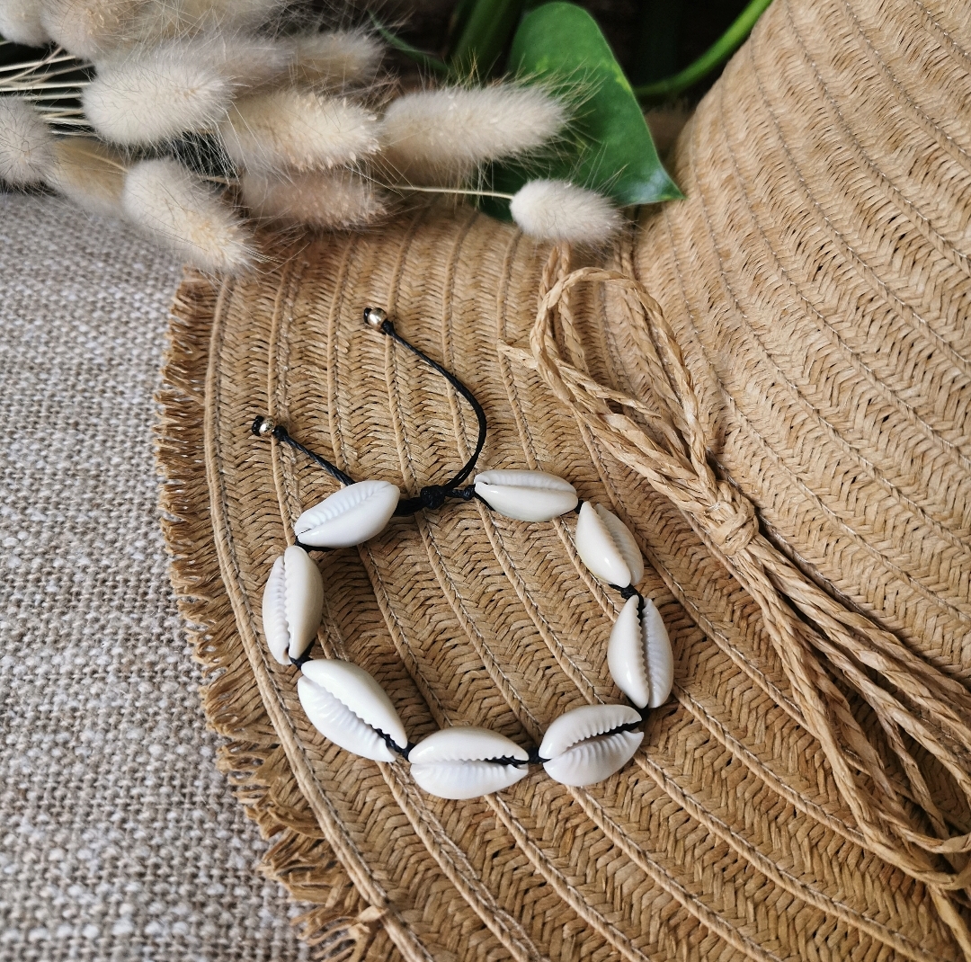 bijoux artisanaux bohemes naturels coquillages cauris plage