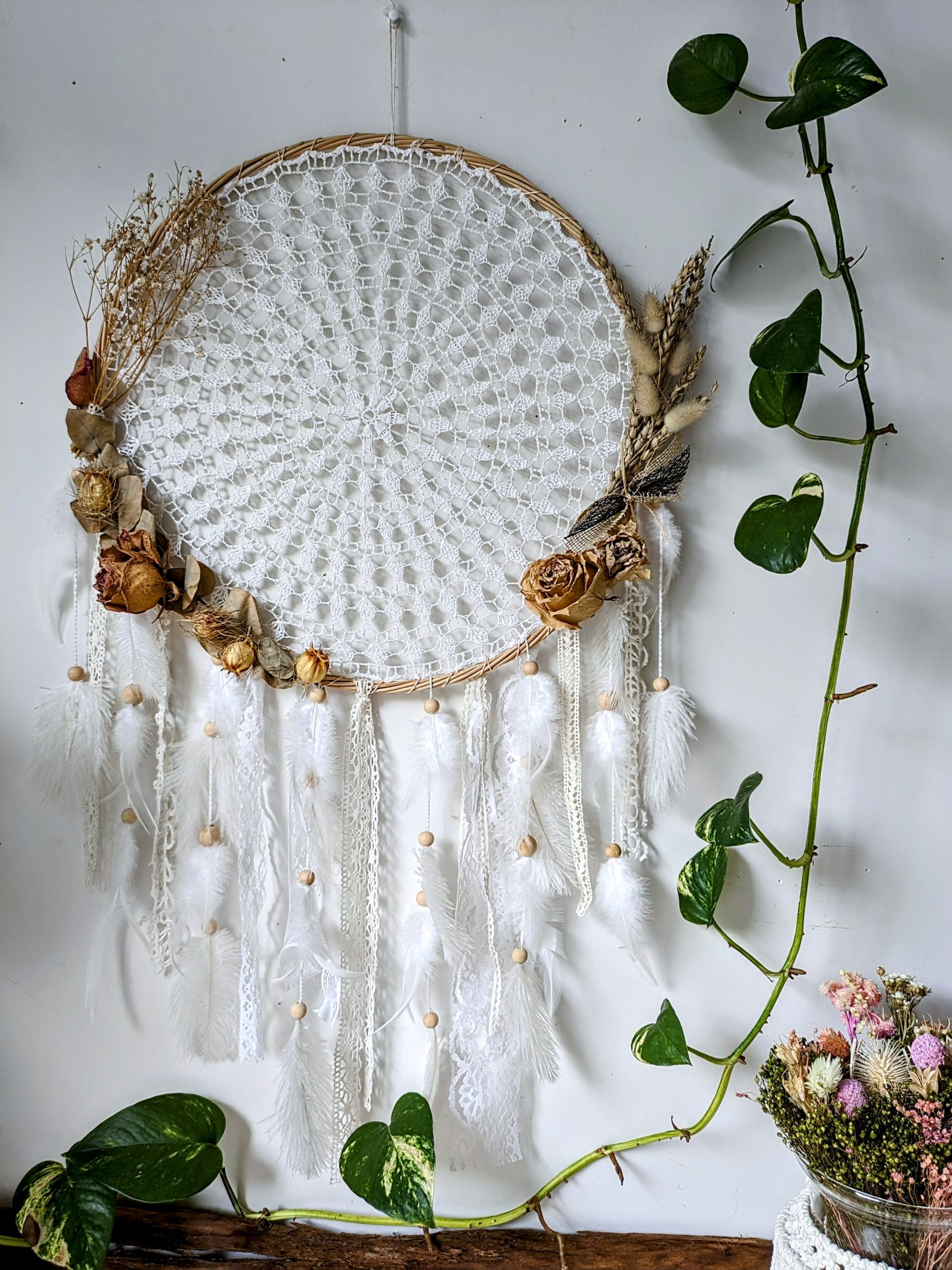 Attrape Rêve Geant Macramé - Atelier Macramé